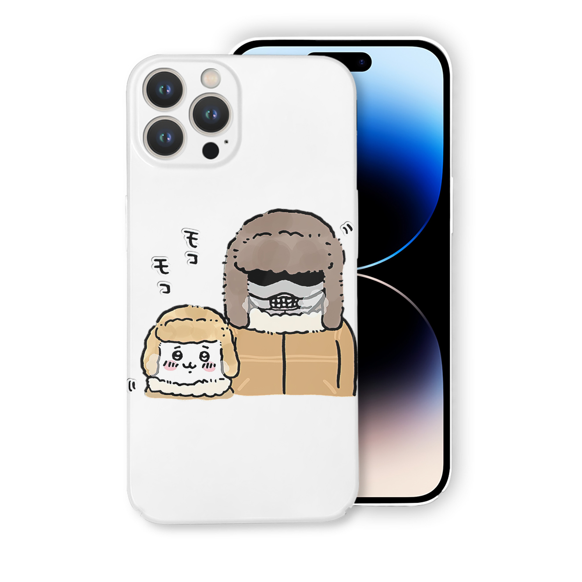 （画像用） ちいかわ 労働の鎧さん Chii-kawa Mr. Armor of Labor 【iPhone 14シリーズ対応】ハードケース